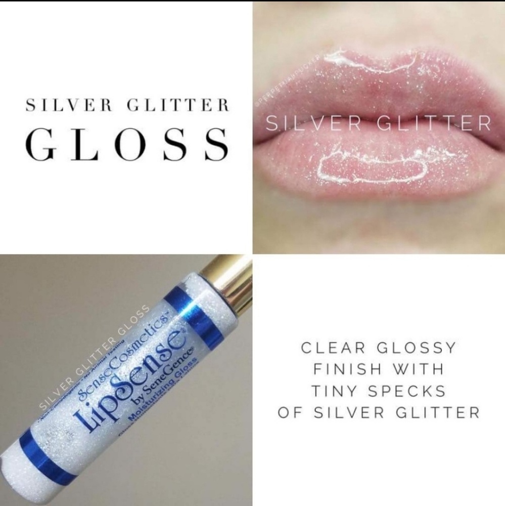 Lipsense Silver Glitter Gloss